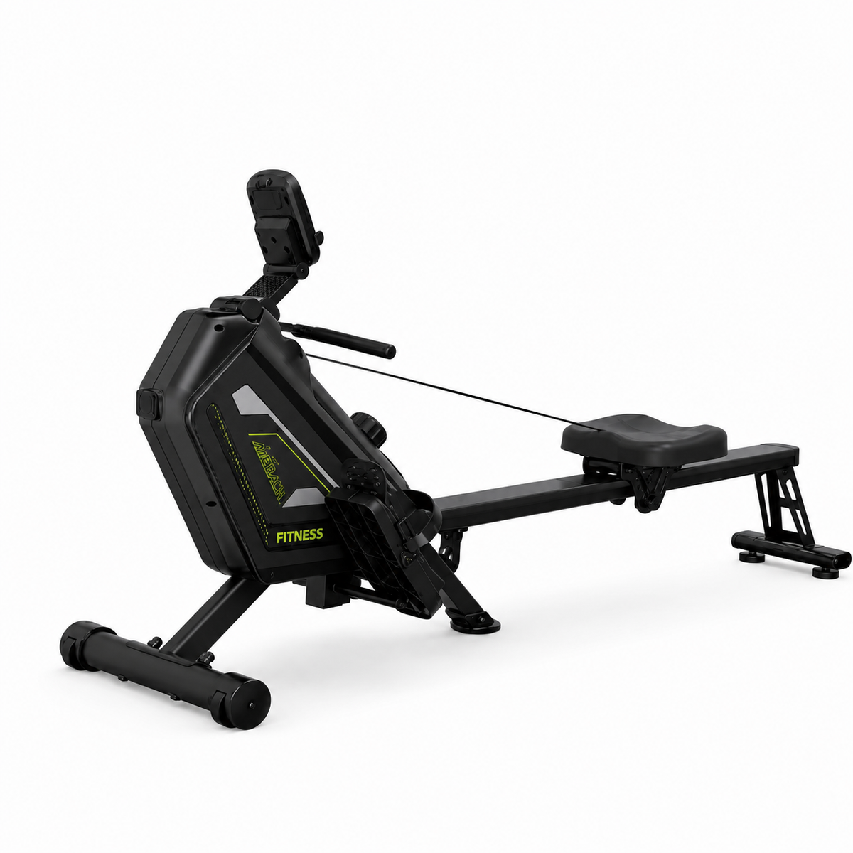 Rameur magnétique pliable silencieux – 16 niveaux résistance Bluetooth